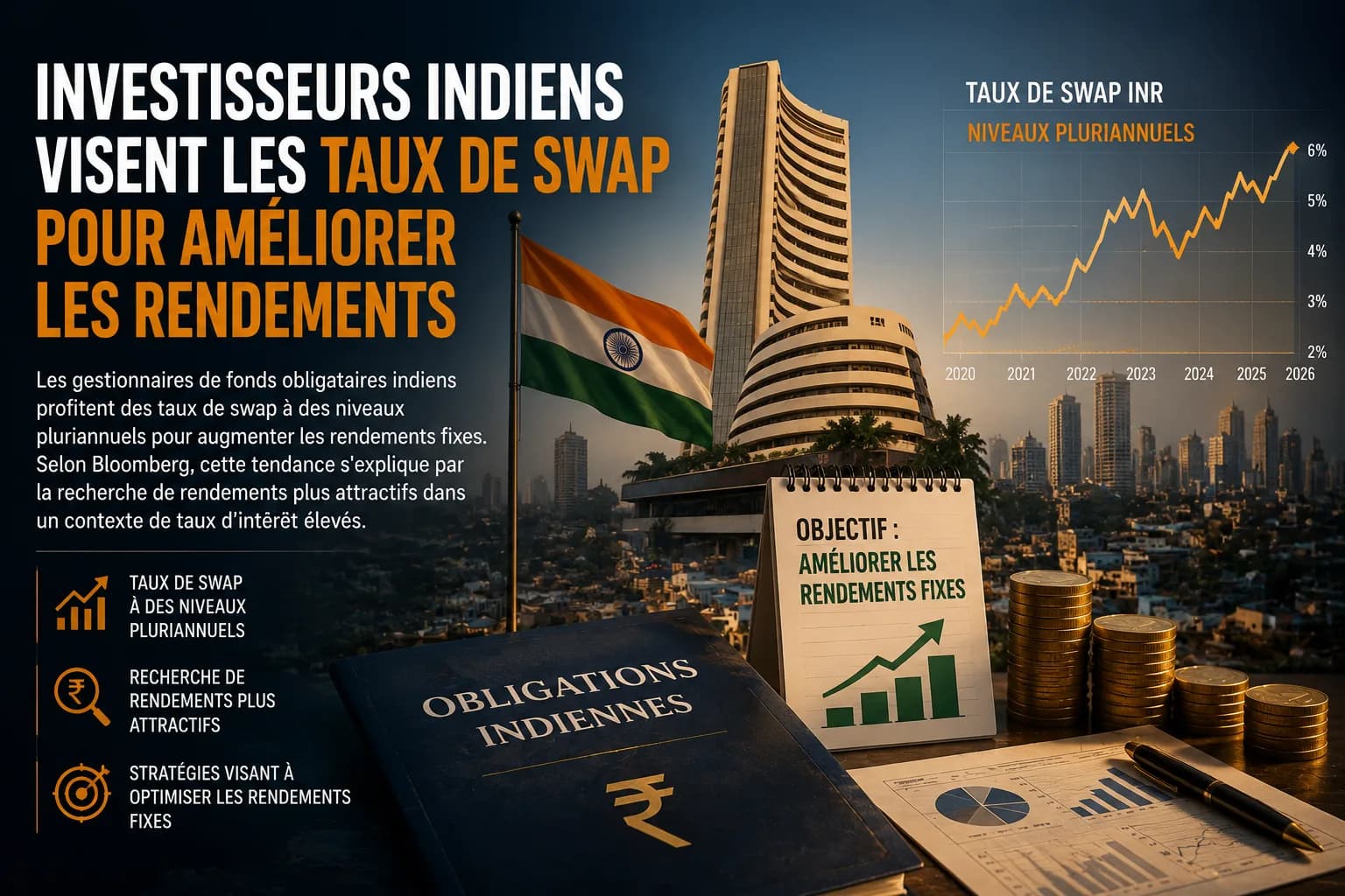 Inde : les gérants obligataires exploitent la flambée des swaps OIS pour doper leurs rendements fixes